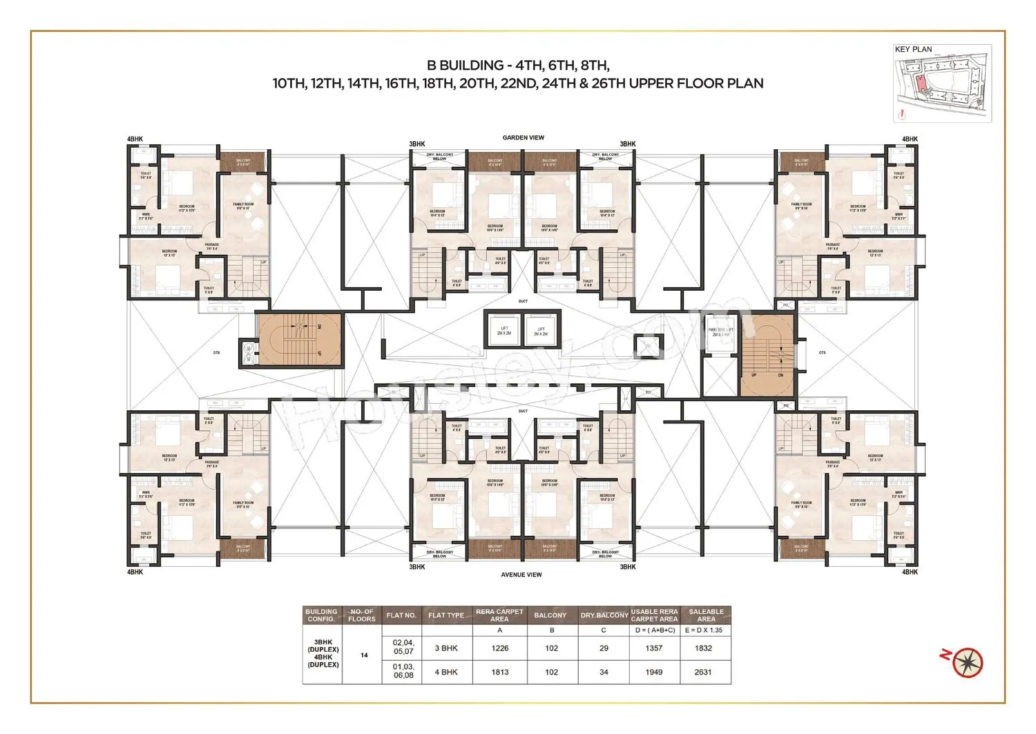 Pride World City Montreal Floor plan 9